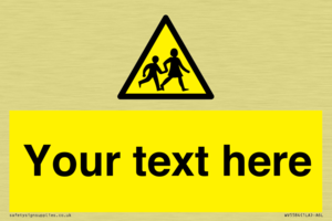 Custom Warning children Sign